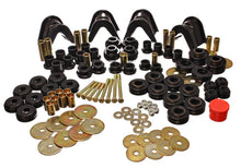 Cargar imagen en el visor de la galería, Energy Suspension 66-77 Ford Bronco 4WD (w/ 4 Deg C-Bushings) Black Hyper-Flex Master Bushing Set
