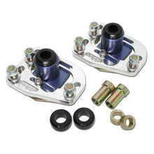 Cargar imagen en el visor de la galería, BBK 79-93 Mustang Caster Camber Plate Kit - Silver Anodized Finish