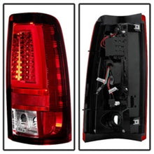 Cargar imagen en el visor de la galería, Spyder Chevy Silverado 1500/2500 03-06 Version 2 LED Tail Lights - Red Clear ALT-YD-CS03V2-LED-RC