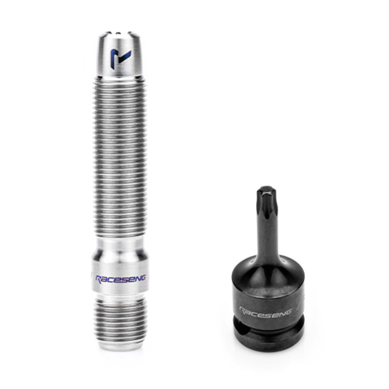 Raceseng Titanium Wheel Stud Conversion Kit - M12x1.5mm (80mm Length/Accommodates Up to 15mm Spacer)