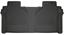 Cargar imagen en el visor de la galería, Husky Liners 2019 Chevrolet Silverado 1500 Crew Cab WeatherBeater Black 2nd Row Floor Liners