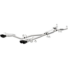 Cargar imagen en el visor de la galería, MagnaFlow 20-21 Ford Explorer 3.0L V6 Dual Exit Quad Black Chrome Tip Street Series Cat-Back Exhaust