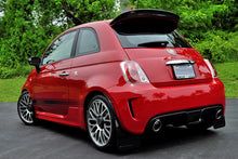 Cargar imagen en el visor de la galería, Rally Armor 12-18 Fiat 500 Black UR Mud Flap w/Grey Logo