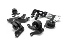 Cargar imagen en el visor de la galería, Innovative 01-05 Civic K-Series Black Steel Mounts 75A Bushings (Not K24 Trans)
