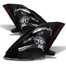 Cargar imagen en el visor de la galería, Xtune Nissan 350Z 03-05 Crystal Headlights Xenon/Hid Model Only Black HD-JH-N350Z-HID-BK