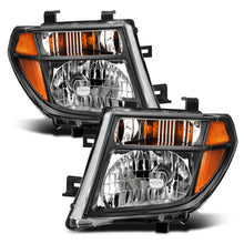 Cargar imagen en el visor de la galería, ANZO 2005-2008 Nissan Pathfinder Crystal Headlight  Black Amber