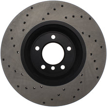 Cargar imagen en el visor de la galería, StopTech 07-10 BMW 335i Cross Drilled Left Front Rotor