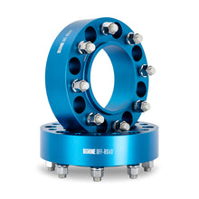 Load image into Gallery viewer, Mishimoto Borne Off-Road Wheel Spacers 8x180 124.1 50 M14 Blue