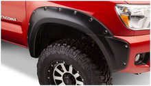 Cargar imagen en el visor de la galería, Bushwacker 12-15 Toyota Tacoma Fleetside Pocket Style Flares 4pc 60.3in Bed - Black