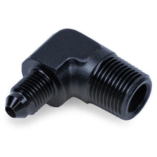 Cargar imagen en el visor de la galería, Snow Performance 3/8in NPT to 4AN Elbow Water Fitting (Black)