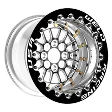 Cargar imagen en el visor de la galería, Weld Tuner Import Drag 13x9 / 4x100mm BP / 5in. BS Black Wheel CTR