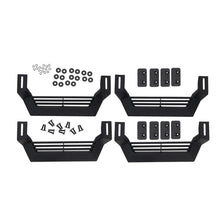 Cargar imagen en el visor de la galería, Rampage 1999-2019 Jeep Rock Rail Short Step Universal 4 Piece Set - Black