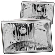 Cargar imagen en el visor de la galería, ANZO 1993-1998 Jeep Grand Cherokee Crystal Headlights Chrome