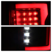 Cargar imagen en el visor de la galería, Spyder 15-18 Ford F-150 Light Bar LED Tail Lights (w/Blind Spot) - Black (ALT-YD-FF15015BS-LBLED-BK)