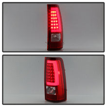 Cargar imagen en el visor de la galería, xTune Chevy Silverado 1500/2500/3500 99-02 / Version 3 Tail Lights Red Clear ALT-ON-CS99V3-LBLED-RC