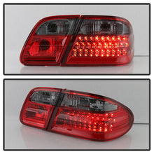 Cargar imagen en el visor de la galería, Xtune Mercedes Benz W210 E-Class 96-02 LED Tail Lights Red Smoke ALT-CL-MBW210-LED-RSM