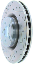 Cargar imagen en el visor de la galería, StopTech Select Sport Drilled &amp; Slotted Rotor - Front Left