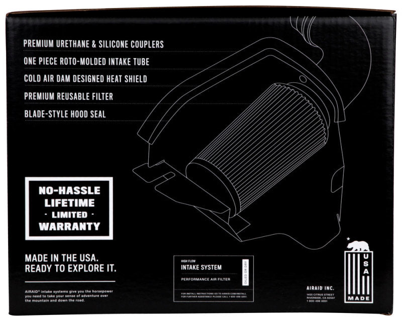 Airaid 05-11 Dodge Dakota/06-09 Mitsu Raider 3.7/4.7L CAD Intake System w/o Tube (Oiled / Red Media)