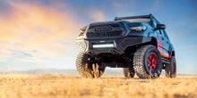 Cargar imagen en el visor de la galería, Go Rhino 16-21 Tacoma Element Front Bumper w/ Power Actuated Hide-away Light Bar Mount Tex Black