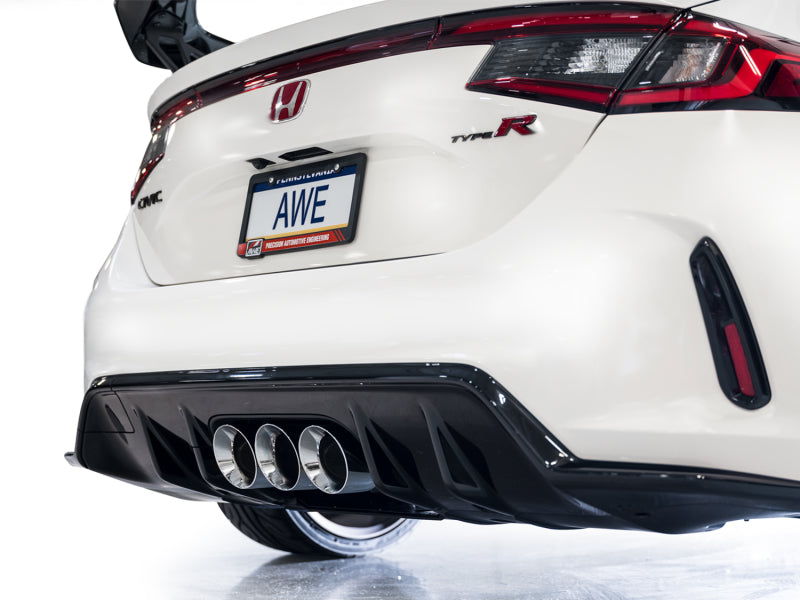 AWE Tuning 2023 Honda Civic Type R FL5 Touring Edition Exhaust w/ Triple Chrome Silver Tips