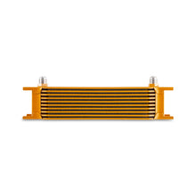 Cargar imagen en el visor de la galería, Mishimoto Universal -8AN 10 Row Oil Cooler - Gold