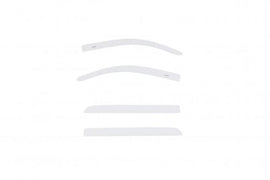 AVS 15-18 Chevy Silverado 1500 Crew Cab Low Profile Color Match Ventvisors 4pc - Summit White