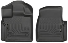 Cargar imagen en el visor de la galería, Husky Liners 15-23 Ford F-150 Standard Cab Pickup WeatherBeater Front Black Floor Liners