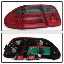 Cargar imagen en el visor de la galería, Xtune Mercedes Benz W210 E-Class 96-02 LED Tail Lights Red Smoke ALT-CL-MBW210-LED-RSM