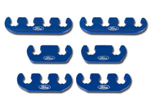 Cargar imagen en el visor de la galería, Ford Racing Wire Dividers 4 to 3 to 2 - Blue w/ White Ford Logo