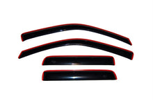 Cargar imagen en el visor de la galería, AVS 04-12 Chevy Colorado Crew Cab Ventvisor In-Channel Front &amp; Rear Window Deflectors 4pc - Smoke
