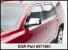 Cargar imagen en el visor de la galería, EGR 15+ Chevy Tahoe/GMC Yukon In-Channel Window Visors - Set of 4 (571861)