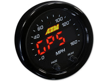 Cargar imagen en el visor de la galería, AEM X-Series 0-160 MPH Black Bezel w/ Black Face GPS Speedometer Gauge