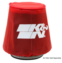 Load image into Gallery viewer, K&amp;N Kawasaki / Yamaha / Sea Doo / Polaris Red Round Tapered Drycharger Filter Wrap 3in x4.5inx4in