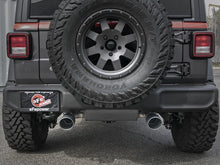 Load image into Gallery viewer, aFe Rebel Series 409 Stainless Steel Cat-Back Exhaust 18-21 Jeep Wrangler JL 2.0L (t) - Black Tip