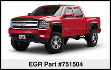 Cargar imagen en el visor de la galería, EGR 07-13 Chev Silverado 6-8ft Bed Rugged Look Fender Flares - Set (751504)