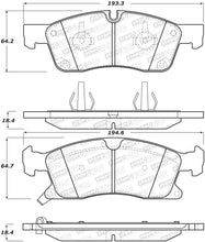 Cargar imagen en el visor de la galería, StopTech Performance 11-12 Dodge Durango Front Brake Pads