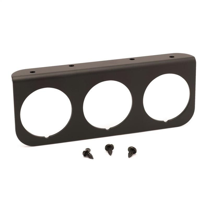 Autometer 2-1/16in Black 3-Hole Gauge Panel