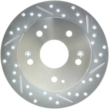 Cargar imagen en el visor de la galería, StopTech Select Sport Drilled &amp; Slotted Rotor - Rear Left