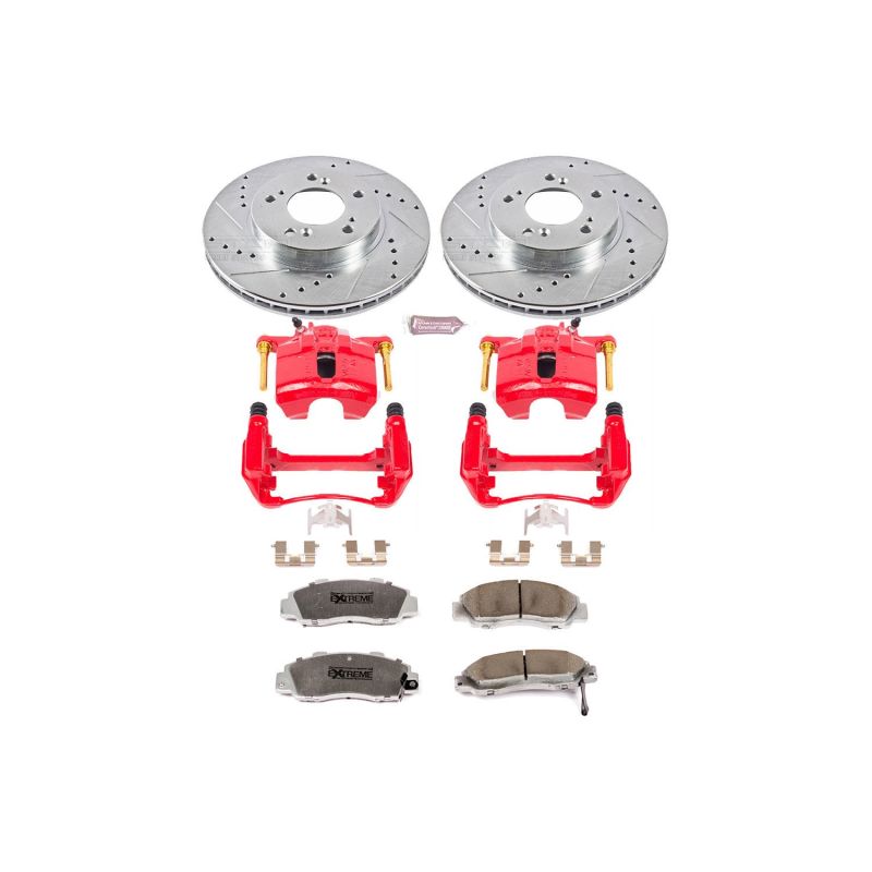 Power Stop 97-01 Acura Integra Front Z26 Street Warrior Brake Kit w/Calipers