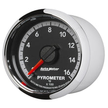 Cargar imagen en el visor de la galería, Autometer Gen4 Dodge Factory Match 52.4mm Full Sweep Electronic 0-1600 Deg F EGT/Pyrometer Gauge