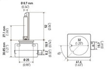 Cargar imagen en el visor de la galería, Hella Xenon D1S Bulb PK32d-2 85V 35W 5000k