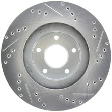 Cargar imagen en el visor de la galería, StopTech Select Sport Nissan Slotted and Drilled Right Front Rotor