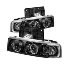 Load image into Gallery viewer, Spyder Chevy Astro 95-05/GMC Safari 95-05 Projector Headlights LED Halo Black PRO-YD-CA95-HL-BK