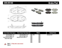 Load image into Gallery viewer, StopTech Performance 03-10 Honda Accord / 02-06 CR-V / 03-08 Pilot Front Brake Pads