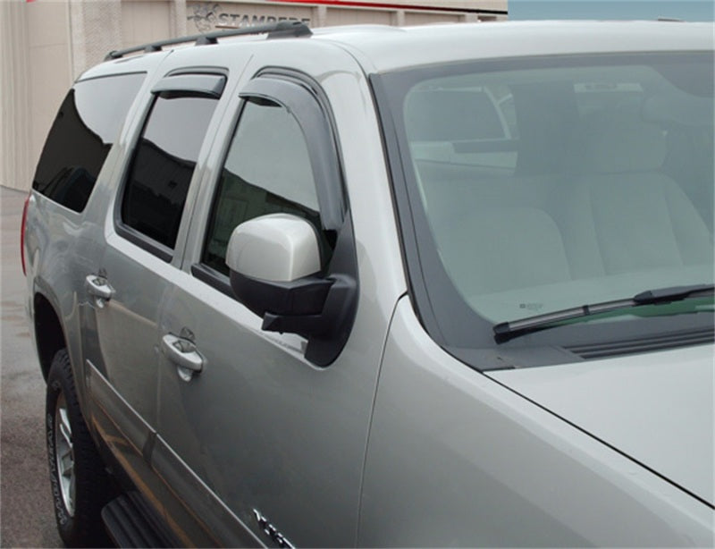 Stampede 18 - 21 GMC Terrain Snap-Inz Sidewind Deflector 4pc - Smoke