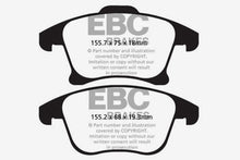 Cargar imagen en el visor de la galería, EBC 13+ Ford Fusion 1.6 Turbo Redstuff Front Brake Pads