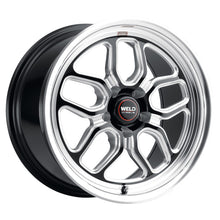 Cargar imagen en el visor de la galería, Weld S152 17X10 Laguna Drag 5X115 ET00 BS5.50 Gloss Black MIL Dia 78.1