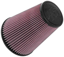 Cargar imagen en el visor de la galería, K&amp;N Universal Clamp-On Air Filter 6in FLG / 7-1/2in B / 4-1/2in T / 9in H