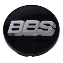 Cargar imagen en el visor de la galería, BBS Center Cap 70.6mm Black/Silver (5-tab)