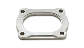 Vibrant T304 SS 4 Bolt Flange for 3.5in O.D. Oval tubing